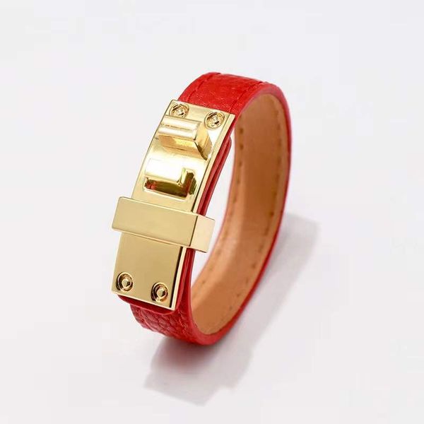 luxury charm bracelet for women designers wristband nail bracelets four flower pattern stainless steel pu leathers bracelet personality jewe, Golden;silver
luxury charm bracelet for women designers wristband nail bracelets four flower pattern stainless steel pu leathers bracelet personality jewe, Golden;silver