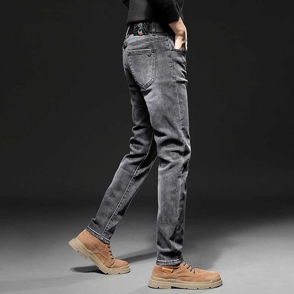 men's jeans designer premium light luxury fashion stretch grey pants ordinary youth cotton casual slightly 8axl, Blue
men's jeans designer premium light luxury fashion stretch grey pants ordinary youth cotton casual slightly 8axl, Blue
