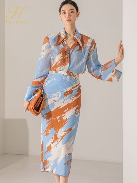 two piece dress h han queen autumn womens print 2 pieces suits long sleeve shirts casual fashion sheath pencil skirt simple work sets 230331, White
two piece dress h han queen autumn womens print 2 pieces suits long sleeve shirts casual fashion sheath pencil skirt simple work sets 230331, White