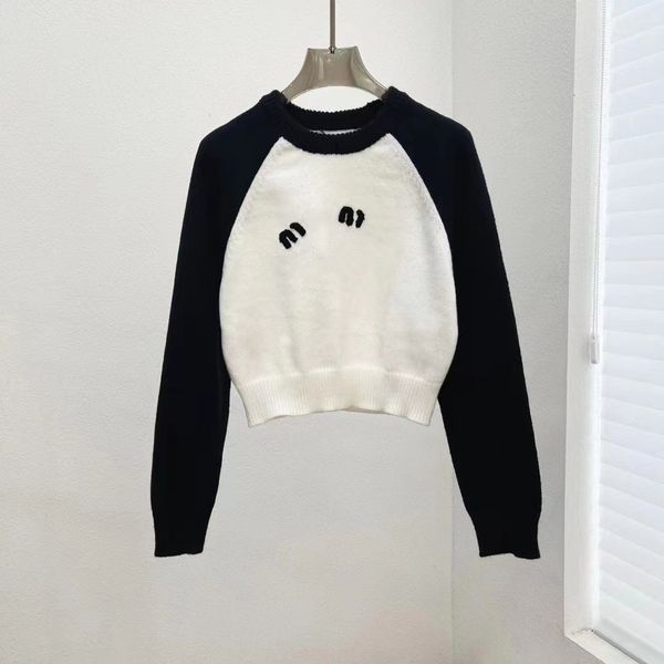 designer classic women's sweater vintage short hoodie fashion casual jacket puffy sleeve slim knit top, White;black
designer classic women's sweater vintage short hoodie fashion casual jacket puffy sleeve slim knit top, White;black