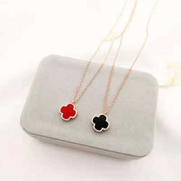 clover necklace designer four leaf clover pendant titanium steel reversible colorful hundreds of fashionable temperament style non-fading ne, Silver
clover necklace designer four leaf clover pendant titanium steel reversible colorful hundreds of fashionable temperament style non-fading ne, Silver