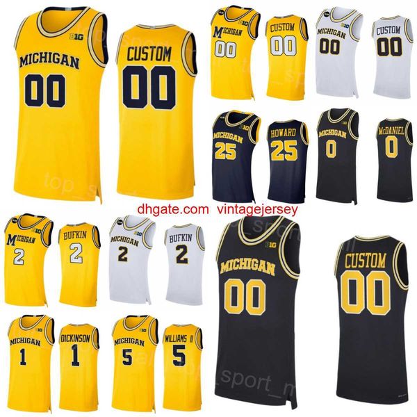 college wolverines 1 hunter dickinson jersey basketball 25 jett howard 2 bufkin 0 dug mcdaniel 3 jaelin llewellyn 5 terrance williams ii sti, Black
college wolverines 1 hunter dickinson jersey basketball 25 jett howard 2 bufkin 0 dug mcdaniel 3 jaelin llewellyn 5 terrance williams ii sti, Black