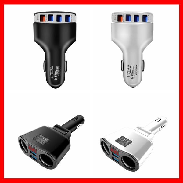 3.1a dual usb car chargers 2 port lcd display 12-24v cigarette socket lighter fast car charger power adapter car styling car-charge car-char
3.1a dual usb car chargers 2 port lcd display 12-24v cigarette socket lighter fast car charger power adapter car styling car-charge car-char