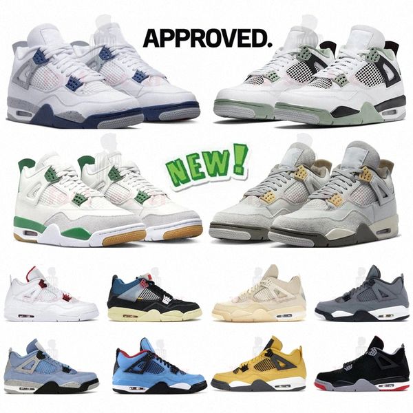 4 basketball shoes OG Retro SB for men women 4s Pine Green Military Black Cat Sail Red Thunder White Oreo Cactus Jack University Blue Infrared mens sports sneakers 36-47, 15
4 basketball shoes OG Retro SB for men women 4s Pine Green Military Black Cat Sail Red Thunder White Oreo Cactus Jack University Blue Infrared mens sports sneakers 36-47, 15