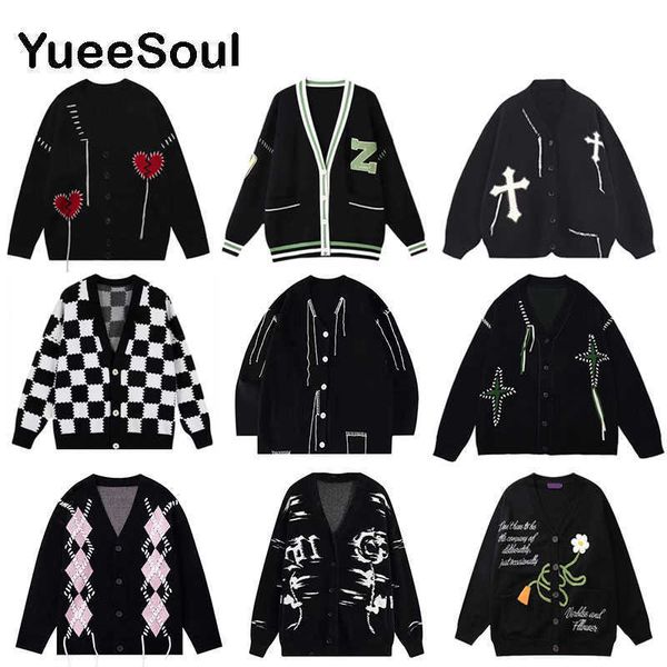 black oversized cardigans long sleeve loose knitted sweater woman winter 2022 new harajuku gothic high street y2k sweaters coat p230331
black oversized cardigans long sleeve loose knitted sweater woman winter 2022 new harajuku gothic high street y2k sweaters coat p230331