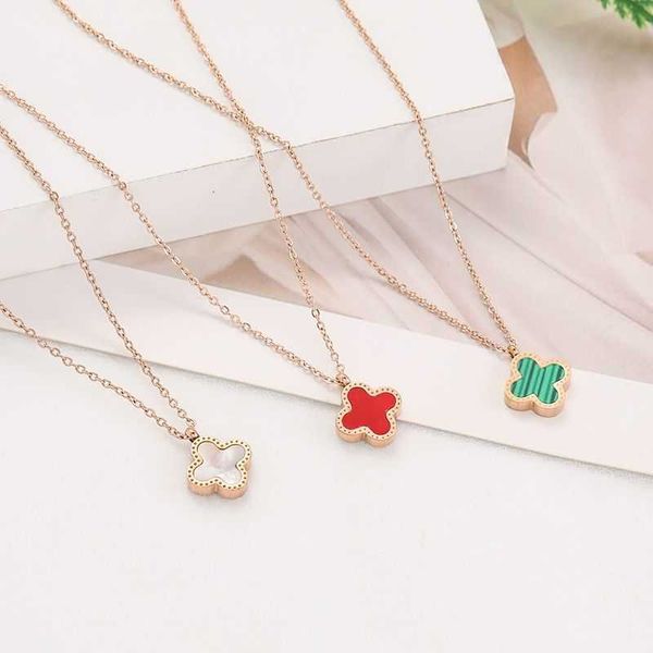 four leaf clover necklace designer clover pendant korean simple reversible women 18k rose gold jewelry gift, Silver
four leaf clover necklace designer clover pendant korean simple reversible women 18k rose gold jewelry gift, Silver