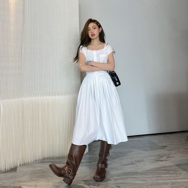womens dress designer dresses for women 2023ss luxury brand summer white dress embroidery sleeveless skirt beach womens designer clothing si, Black;pink
womens dress designer dresses for women 2023ss luxury brand summer white dress embroidery sleeveless skirt beach womens designer clothing si, Black;pink