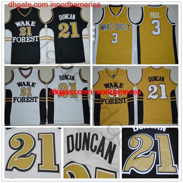 ncaa wake forest demon deacons tim college #21 duncan jersey black white gold stitched #3 chris paul basketball jerseys shirts
ncaa wake forest demon deacons tim college #21 duncan jersey black white gold stitched #3 chris paul basketball jerseys shirts