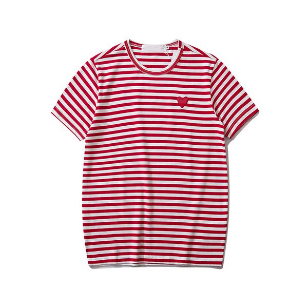 cdg fashion mens play t shirt designer red heart commes casual women shirts des badge garcons high quanlity tshirts cotton embroidery zae8, White;black
cdg fashion mens play t shirt designer red heart commes casual women shirts des badge garcons high quanlity tshirts cotton embroidery zae8, White;black