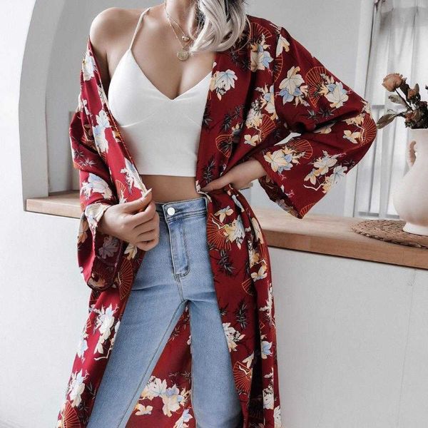 ins style bell sleeve floral swimsuit casual chiffon sun protection shirt beach, White;black
ins style bell sleeve floral swimsuit casual chiffon sun protection shirt beach, White;black