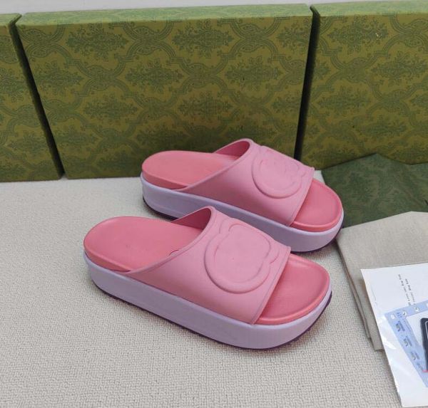 luxury slippers fashion thick bottom sandals rubber letter embroidery slides lady platform wedges sandal beach high heel embroidered slip on, Black
luxury slippers fashion thick bottom sandals rubber letter embroidery slides lady platform wedges sandal beach high heel embroidered slip on, Black