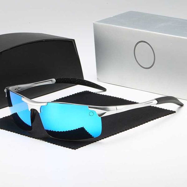 men's new half frame aluminum magnesium polarized sports sunglasses 8888 spring leg p, White;black
men's new half frame aluminum magnesium polarized sports sunglasses 8888 spring leg p, White;black