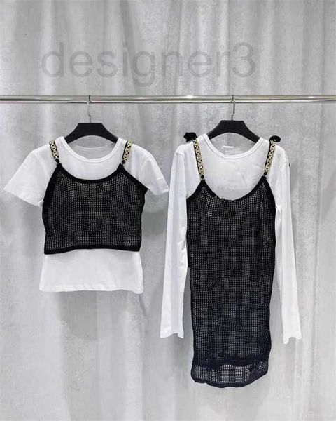 women's t-shirt designer casual dresses two piece sets with white small sweet black hollow out braces dress lovely x3rk
women's t-shirt designer casual dresses two piece sets with white small sweet black hollow out braces dress lovely x3rk
