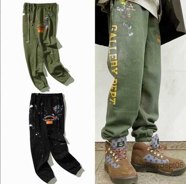 2023 galleryse depts pants mens womens sweatpants galleryes dept speckled letter print mans couple loose versatile casual pants straight, Black
2023 galleryse depts pants mens womens sweatpants galleryes dept speckled letter print mans couple loose versatile casual pants straight, Black