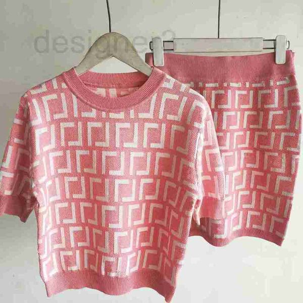 two piece dress designer womens sets dress full letters knit t shirt and skirts luxury 2 color short tee skirt casual fashion street show cl, White
two piece dress designer womens sets dress full letters knit t shirt and skirts luxury 2 color short tee skirt casual fashion street show cl, White