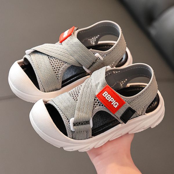sandals summer style boys sandals soft sole non-slip baby beach shoes girls children fashion sandalias 2-10 years kids zapatos 230331, Black;red
sandals summer style boys sandals soft sole non-slip baby beach shoes girls children fashion sandalias 2-10 years kids zapatos 230331, Black;red