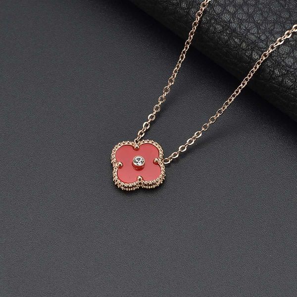van clover necklace designer clover pendant diamond titanium rose gold women luxury simple accessories gifts 2023, Silver
van clover necklace designer clover pendant diamond titanium rose gold women luxury simple accessories gifts 2023, Silver