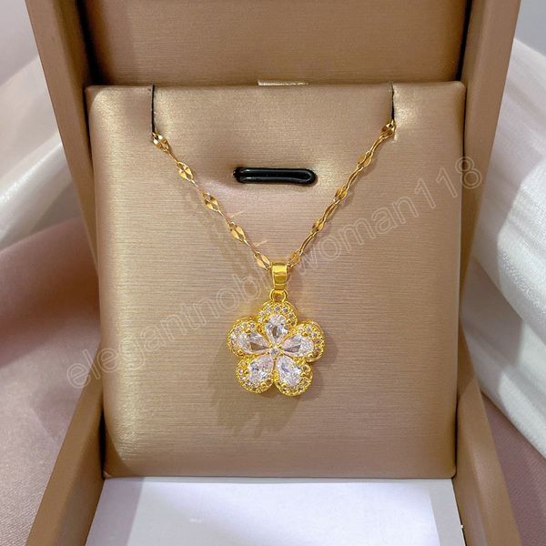 exquisite fashion copper micro inlaid zircon flower necklace elegant ladies party jewelry anniversary gift for wife, Silver
exquisite fashion copper micro inlaid zircon flower necklace elegant ladies party jewelry anniversary gift for wife, Silver