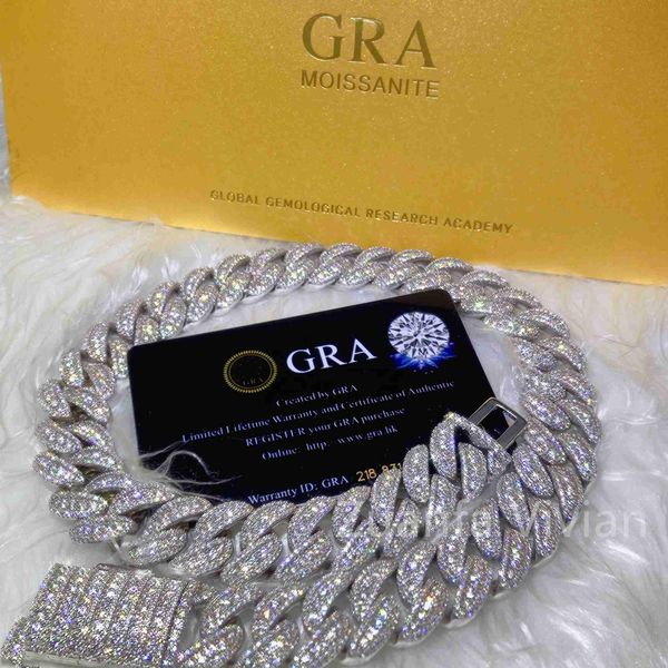 18mm cuban link chain iced out fully moissanite hand setting fine jewelry s925 sterling silver miami necklace
18mm cuban link chain iced out fully moissanite hand setting fine jewelry s925 sterling silver miami necklace