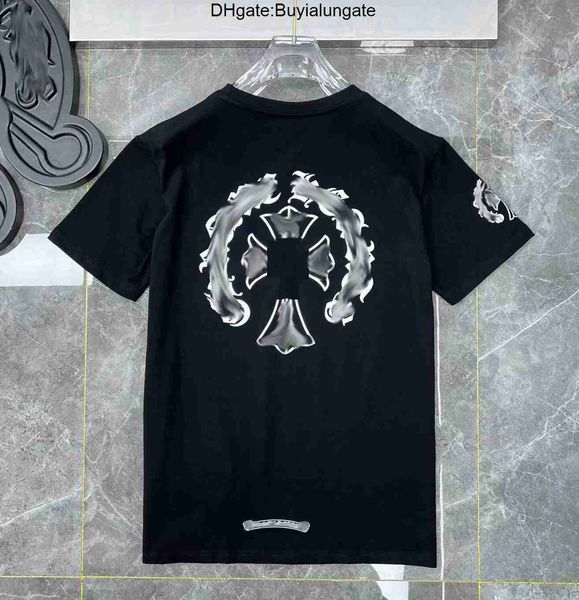 classic loose designer mens t shirt brand summer chromes short sleeves letter horseshoe sanskrit cross print sweatshirts tshirts woman tees, White;black
classic loose designer mens t shirt brand summer chromes short sleeves letter horseshoe sanskrit cross print sweatshirts tshirts woman tees, White;black