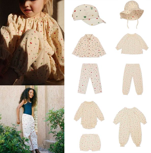 2023 ks baby girls heart printed blouse spring brand long sleeve tee shirt pant set toddler girl outwear infant rompers clothing p230331, White
2023 ks baby girls heart printed blouse spring brand long sleeve tee shirt pant set toddler girl outwear infant rompers clothing p230331, White