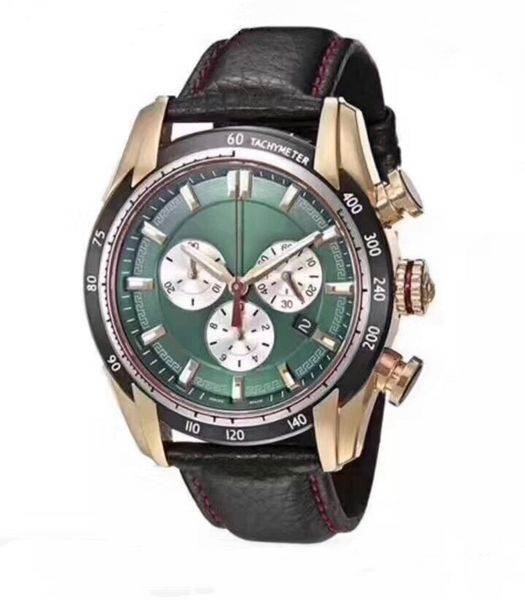fashionable men's quartz watch 43mm yellow gold dial using imported original super movement multifunctional electronic sports sapphire, Slivery;brown
fashionable men's quartz watch 43mm yellow gold dial using imported original super movement multifunctional electronic sports sapphire, Slivery;brown
