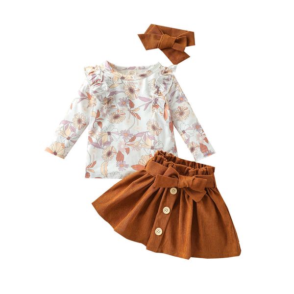 wallarenear 0-4years toddler baby girl 3pcs summer tracksuit floral round-neck long sleeves buttons skirt headband p230331, White
wallarenear 0-4years toddler baby girl 3pcs summer tracksuit floral round-neck long sleeves buttons skirt headband p230331, White