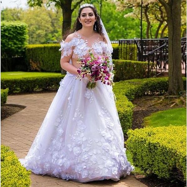 2023 3d floral appliques a-line wedding dresses illusion romantic spring summer long white flowers bridal gowns beach sleeveless backless ve
2023 3d floral appliques a-line wedding dresses illusion romantic spring summer long white flowers bridal gowns beach sleeveless backless ve