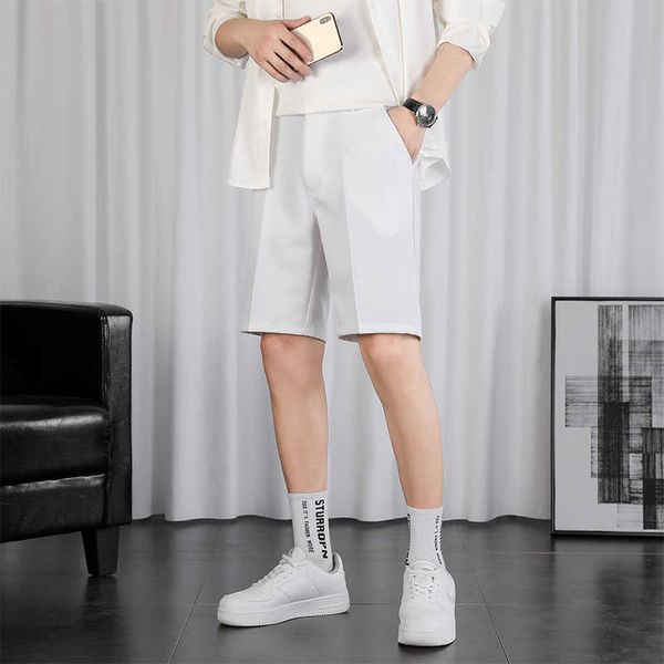 men's shorts fashion korean pleated men summer casual solid color soft comfort work short pants knee length breathable homme p230308, White;black
men's shorts fashion korean pleated men summer casual solid color soft comfort work short pants knee length breathable homme p230308, White;black