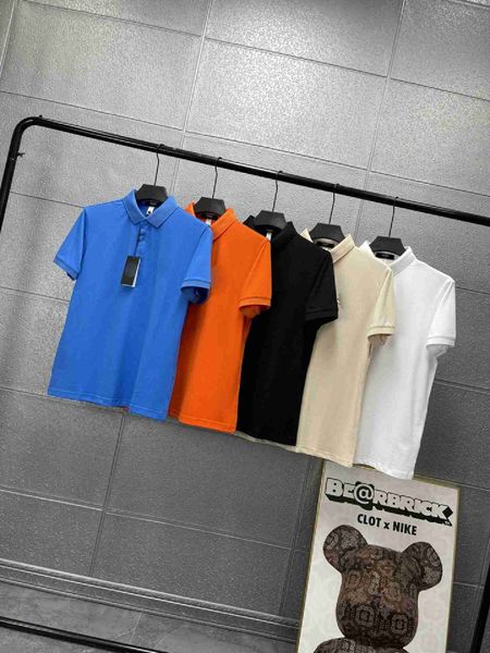 men's polos 2023 new summer ice silk white short sleeve t-shirt high end polo shirt collar half top, White;black
men's polos 2023 new summer ice silk white short sleeve t-shirt high end polo shirt collar half top, White;black