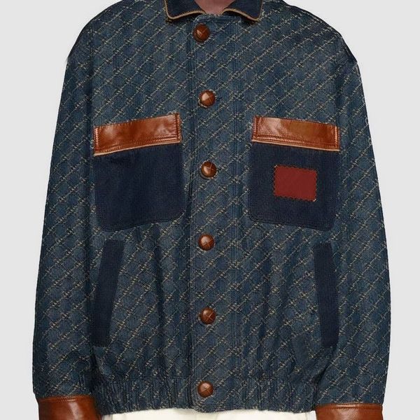 womens designer jackets retro denim woman coats double g autumn spring style slim for lady jacket designer coat a131, Black;brown
womens designer jackets retro denim woman coats double g autumn spring style slim for lady jacket designer coat a131, Black;brown