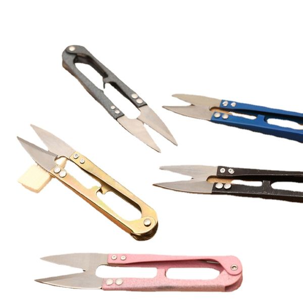 multicolor trimming sewing scissors tools nippers u shape clippers yarn stainless steel embroidery craft scissors tailor, Black
multicolor trimming sewing scissors tools nippers u shape clippers yarn stainless steel embroidery craft scissors tailor, Black