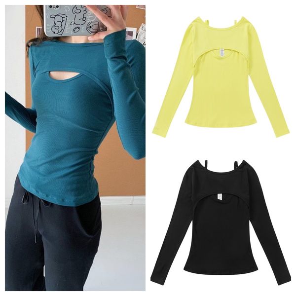 ll women 2023 crewneck sweatshirts long sleeve yoga shirts slim black running sports mesh breathable t-shirts quick dry elastic fitness wea
ll women 2023 crewneck sweatshirts long sleeve yoga shirts slim black running sports mesh breathable t-shirts quick dry elastic fitness wea