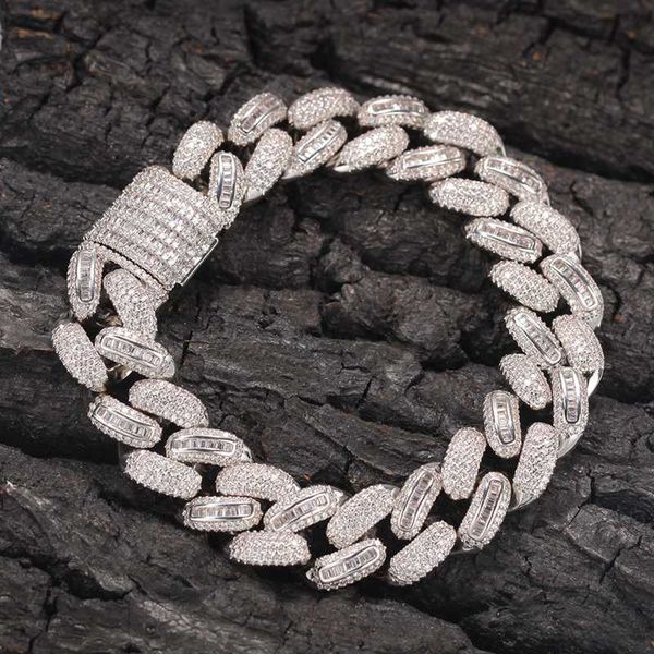 fine hip hop 5a cz jewelry rapper bracelet iced out gold miami cuban link chain bangles flawless zircon diamond chain bracelet, Silver
fine hip hop 5a cz jewelry rapper bracelet iced out gold miami cuban link chain bangles flawless zircon diamond chain bracelet, Silver