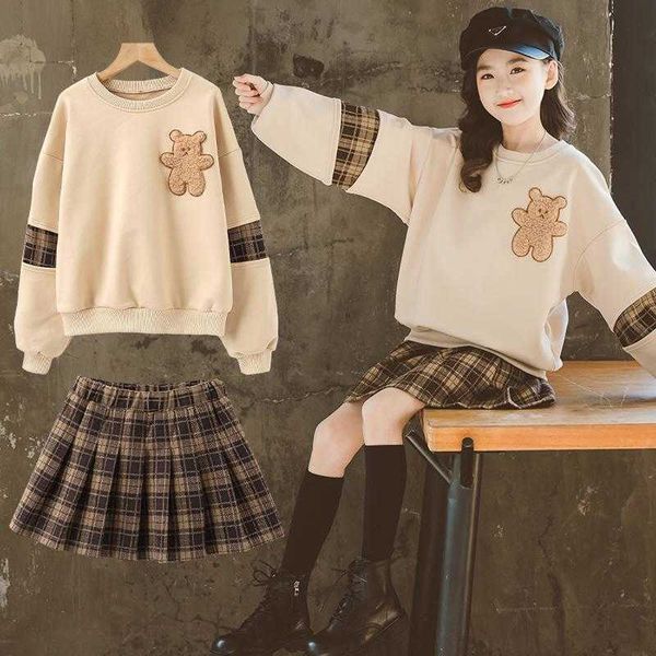 autumn winter girls clothes teenager bear hoodie t shirt with plaid shorts jk pleated skirt uniform 4 5 6 7 8 9 10 11 12 years p230331, White
autumn winter girls clothes teenager bear hoodie t shirt with plaid shorts jk pleated skirt uniform 4 5 6 7 8 9 10 11 12 years p230331, White