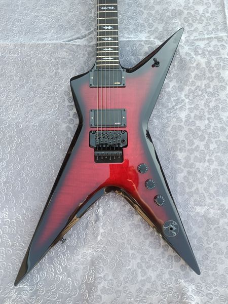 two custom guitar cases, floyd rose vibrato bridge, lock string nut, active pickup
two custom guitar cases, floyd rose vibrato bridge, lock string nut, active pickup