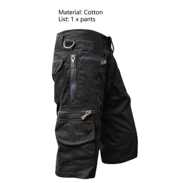 men's shorts capri pants solid color multi pockets summer relaxed fit straight cargo zipper pocket mid-rise p230308, White;black
men's shorts capri pants solid color multi pockets summer relaxed fit straight cargo zipper pocket mid-rise p230308, White;black