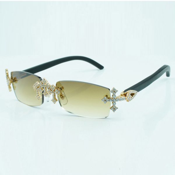 cross diamond cool sunglasses 3524012 with natural black wooden legs and 56 mm cut lens, White;black
cross diamond cool sunglasses 3524012 with natural black wooden legs and 56 mm cut lens, White;black