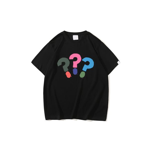 2023 new t shirt for men mens and women japanese camouflage three-color question mark printing short-sleeved cotton loose round neck t-shirt, White;black
2023 new t shirt for men mens and women japanese camouflage three-color question mark printing short-sleeved cotton loose round neck t-shirt, White;black