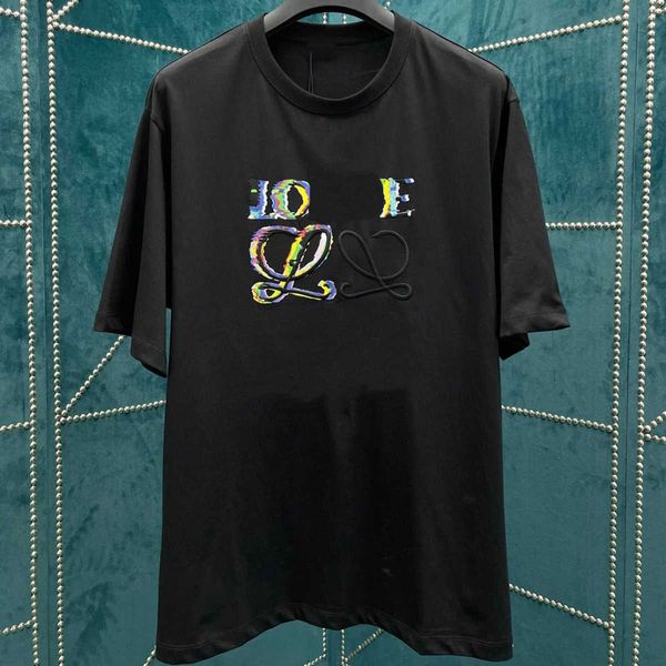 designer luxury loes classic stylish versatile comfortable loose new color abstract embroidery letter cotton t-shirt high edition, Black;brown
designer luxury loes classic stylish versatile comfortable loose new color abstract embroidery letter cotton t-shirt high edition, Black;brown