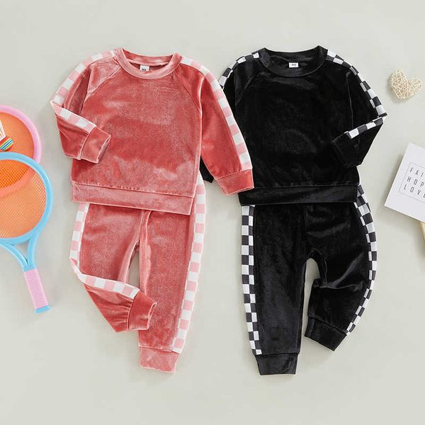 focusnorm 1-5y autumn causal kids boys girls velvet clothes sets 2pcs plaid patchwork long sleeve pullover sweatshirt pants p230331, White
focusnorm 1-5y autumn causal kids boys girls velvet clothes sets 2pcs plaid patchwork long sleeve pullover sweatshirt pants p230331, White