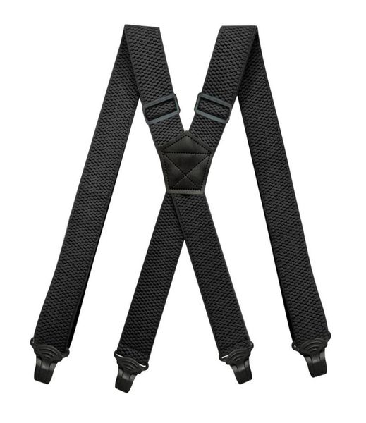 heavy duty work suspenders for men 38cm wide xback with 4 plastic gripper clasps adjustable elastic trouser pants bracesblack7616070, Black;white
heavy duty work suspenders for men 38cm wide xback with 4 plastic gripper clasps adjustable elastic trouser pants bracesblack7616070, Black;white
