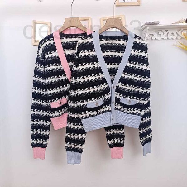 women's sweaters designer new chic sweater coat cardigan early autumn celebrity stripe v-neck knitted women frye, White;black 
women's sweaters designer new chic sweater coat cardigan early autumn celebrity stripe v-neck knitted women frye, White;black