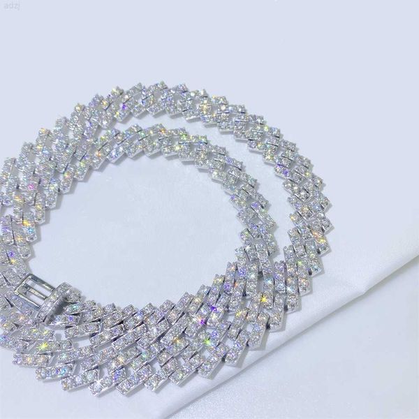 pass diamond tester 13mm 22" 14k 18k gold plated big iced out moissanite miami hip hop jewelry cuban link chain, Silver
pass diamond tester 13mm 22" 14k 18k gold plated big iced out moissanite miami hip hop jewelry cuban link chain, Silver