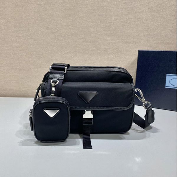 designer bag men and women messenger bag nylon clamshell bag geometric alphabet bag stylish portable crossbody bag 2vh133