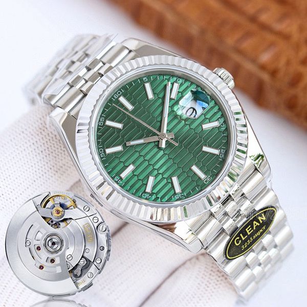 waterproof sapphire datejust 41mm green dial watches gold watchs men mechanical gold wristwatch jubilee oyster bracelet 904l case 3235 movem, Slivery;brown
waterproof sapphire datejust 41mm green dial watches gold watchs men mechanical gold wristwatch jubilee oyster bracelet 904l case 3235 movem, Slivery;brown