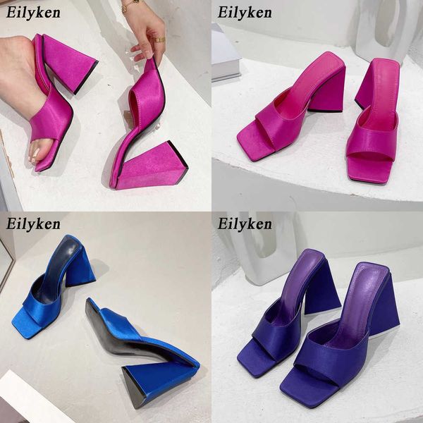 sandals new arrival summer silk triangle square heels slippers street woman party toe dress slides shoes 230316, Black
sandals new arrival summer silk triangle square heels slippers street woman party toe dress slides shoes 230316, Black