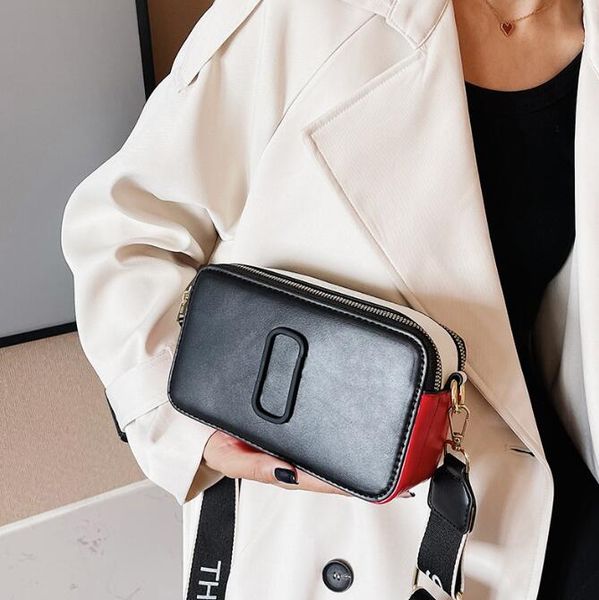designer fashion bag handbag famous totes marc snapscamera small crossbody purse women shoulder bags messenger cross body x0010, Black;red
designer fashion bag handbag famous totes marc snapscamera small crossbody purse women shoulder bags messenger cross body x0010, Black;red