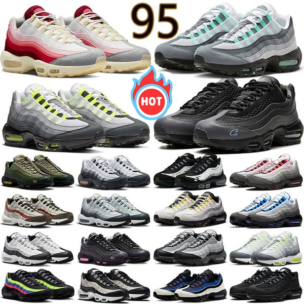 Neon max 95 95s running shoes for men women designer sneakers Hyper Turquoise triple black white Solar Red Gutta Green mens womens outdoor sports trainers 36-45
Neon max 95 95s running shoes for men women designer sneakers Hyper Turquoise triple black white Solar Red Gutta Green mens womens outdoor sports trainers 36-45