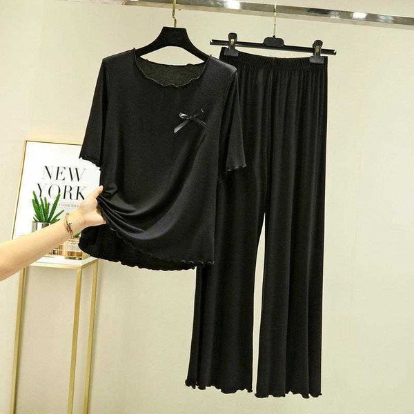 modal cotton stringy selvedge flare sleeve pajamas womens summer thin short
modal cotton stringy selvedge flare sleeve pajamas womens summer thin short